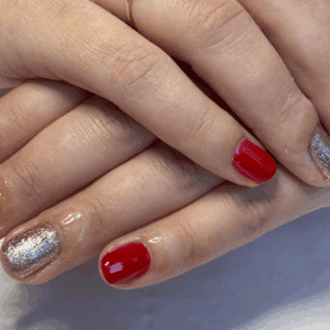 Manicure with gel polish