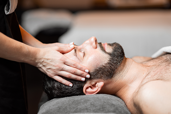 head massage male