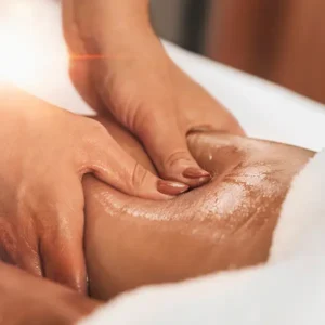 aromatherapy leg massage